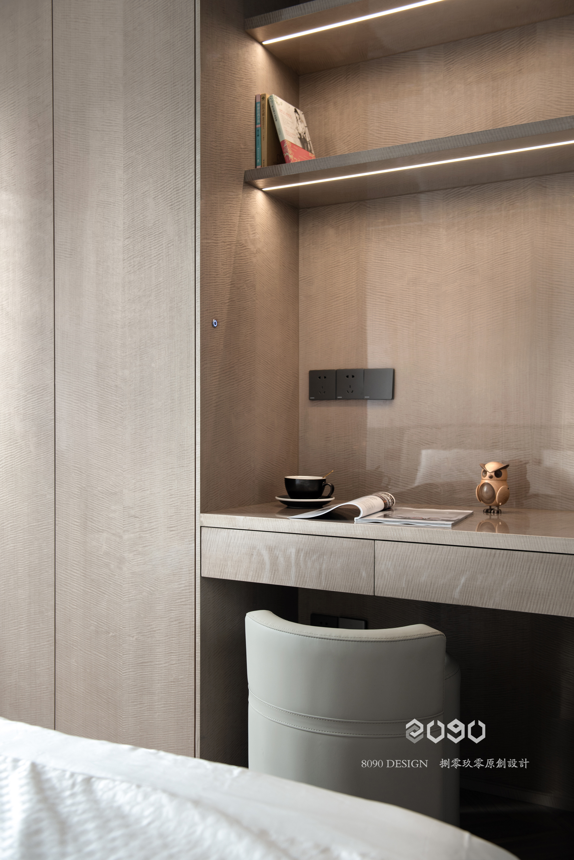 顶楼现代简约风设计丨中国杭州丨杭州 8090 原创设计-47