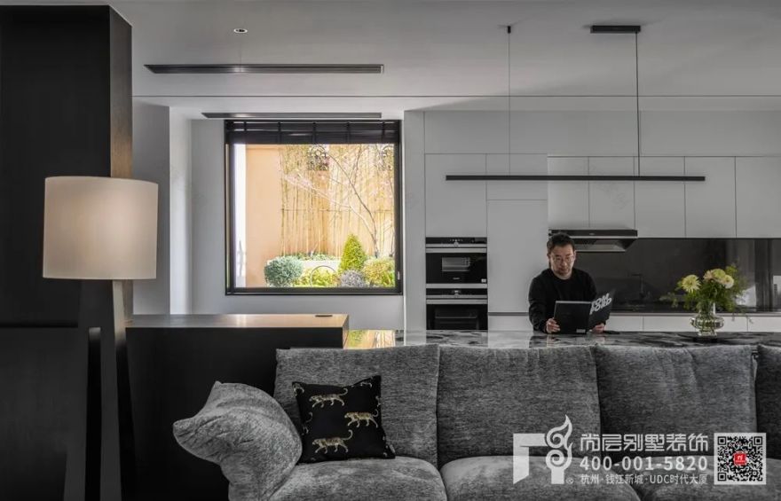 嘉兴宝石公馆现代简约别墅设计丨中国嘉兴丨杭州尚层装饰-34