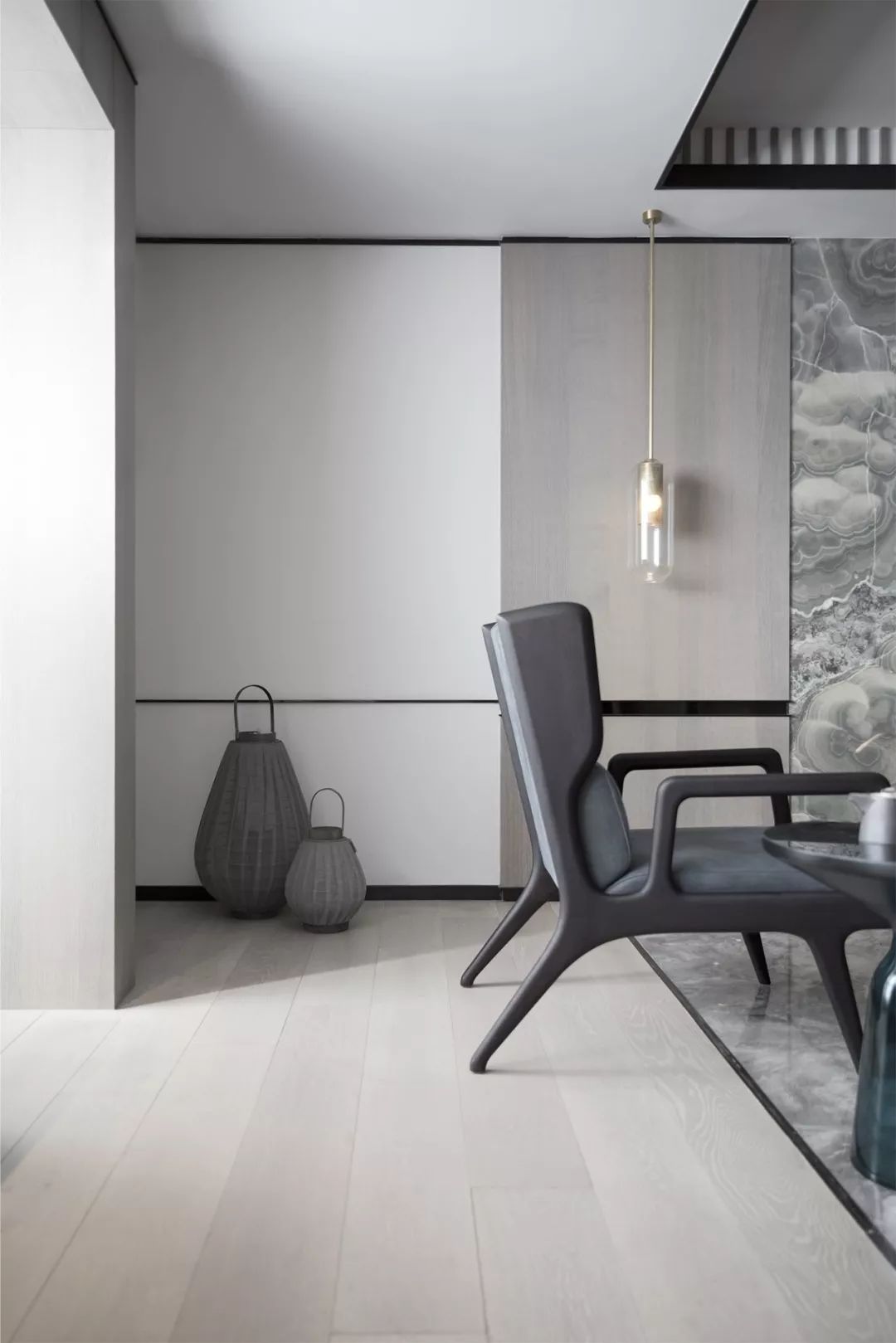 深圳天海豪景苑 C 户型东方轻奢美学住宅改造-18