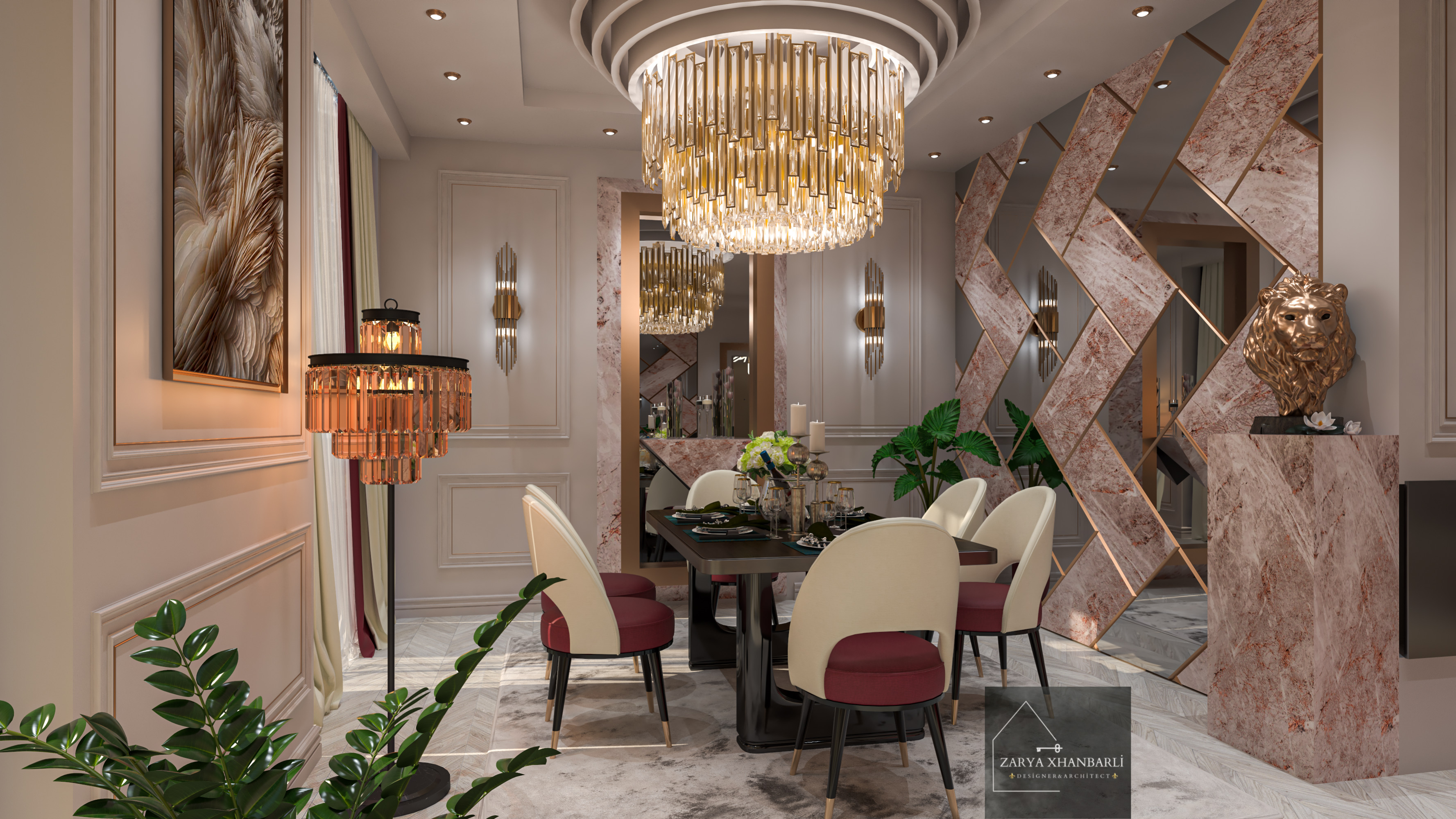 50 平客厅室内设计丨Nazrin Qanbarli-3