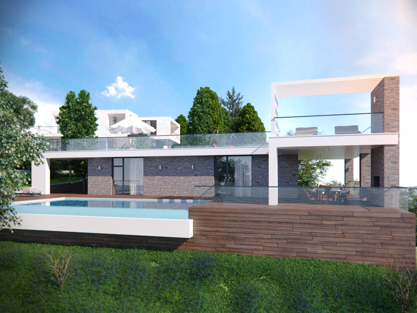 Country residence of three villas for 2 families in Alushta Alexandra Fedorova-1