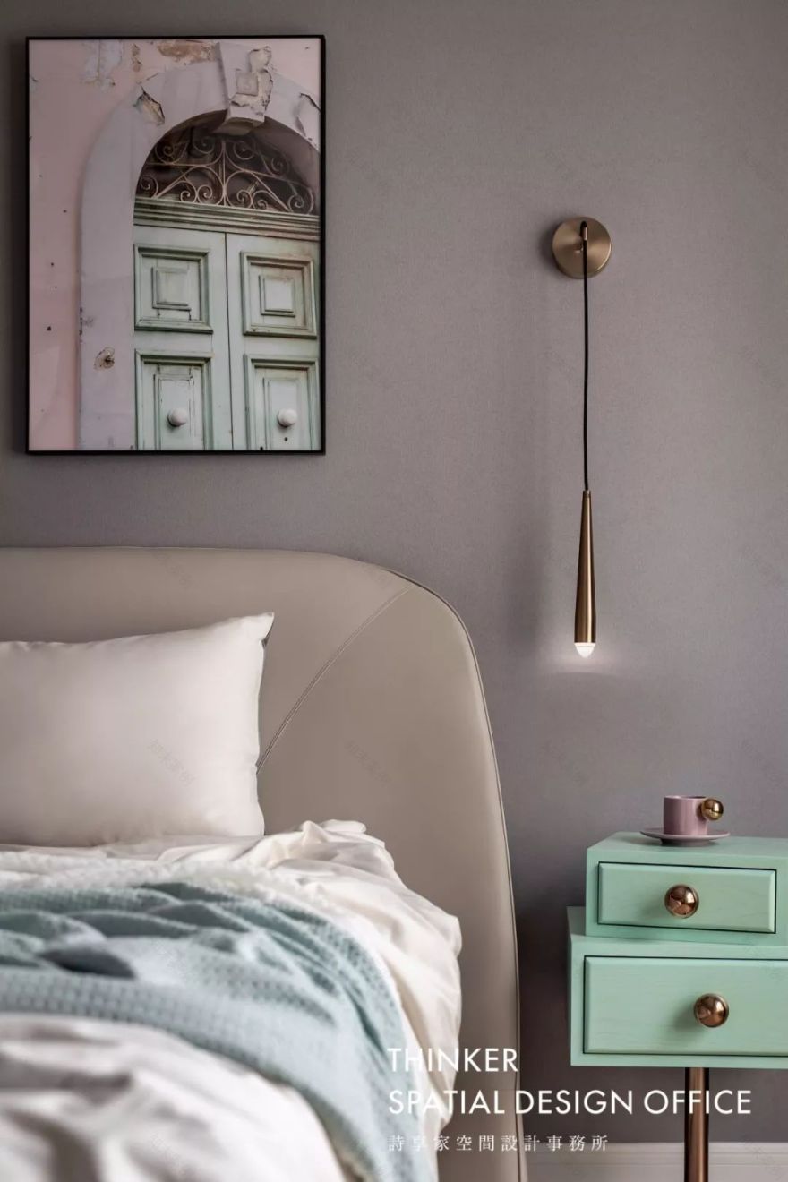 浪漫轻奢,曲线之美——141㎡华润翡翠城现代家居设计-64