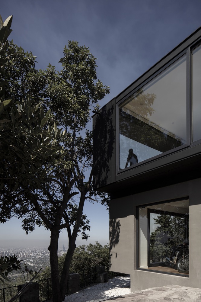 智利山坡上的独立双屋设计-29