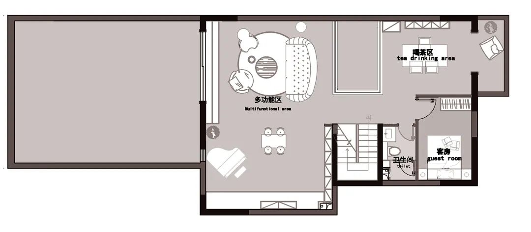 曲江大城400㎡现代别墅丨青马别墅空间设计-38