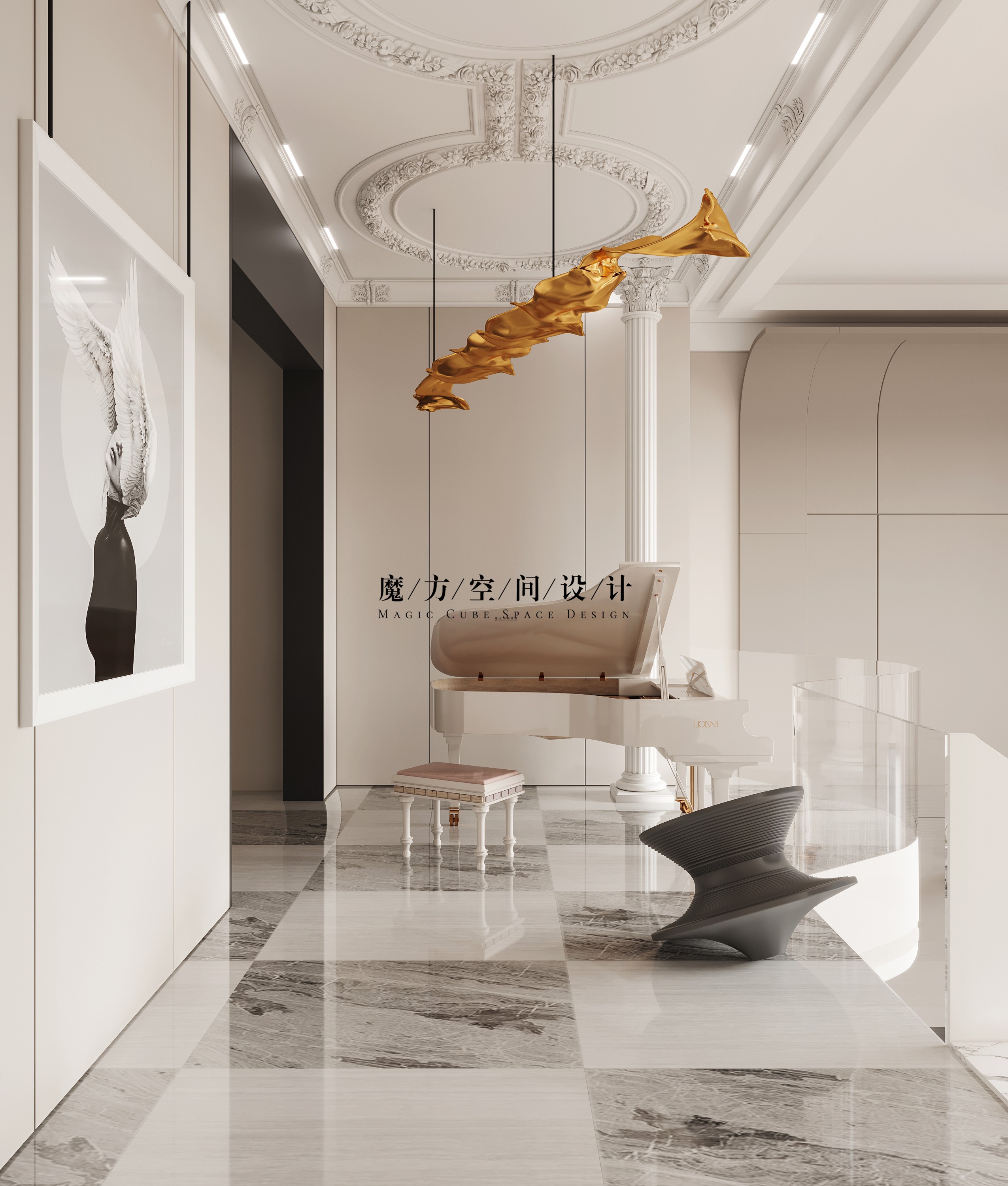 石家庄别墅的魔方空间设计-17