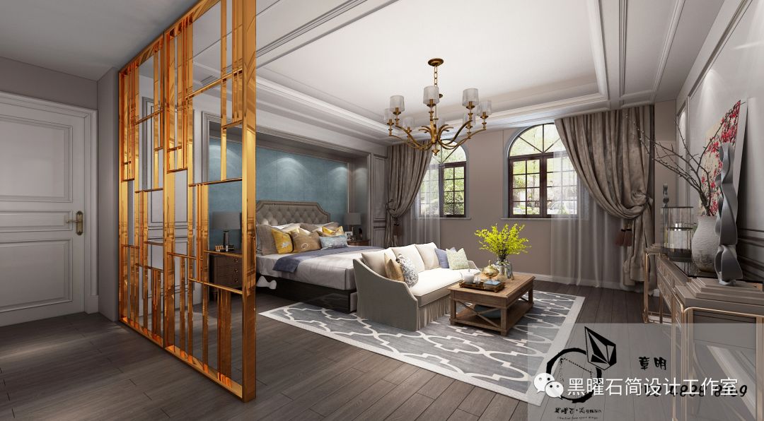 三代同堂共享天伦,美式轻奢幸福之家-42