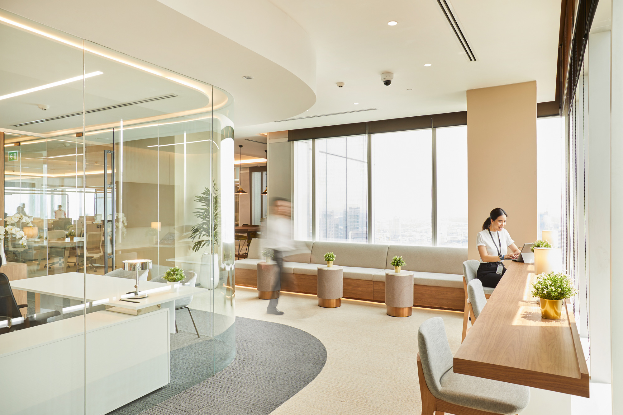 曼谷银行私人银行办公室设计-13