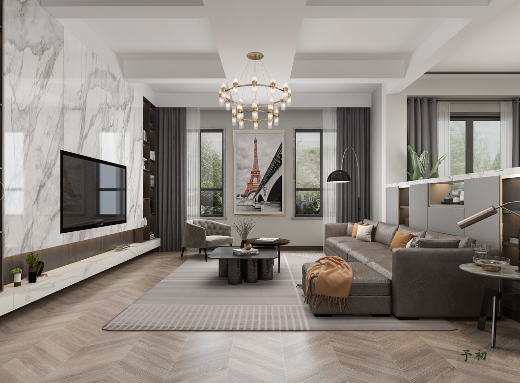 现代别墅一套-9