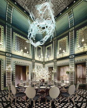 香港全新超级豪宅「天御 THE LEGACY」法式餐厅丨中国香港丨法国设计师Jean Louis Deniot