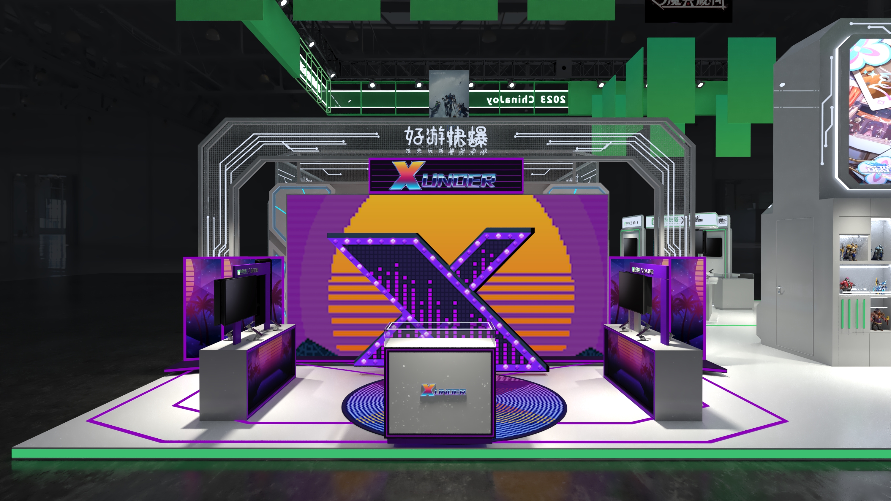 2023年上海CJ游戏展台-5