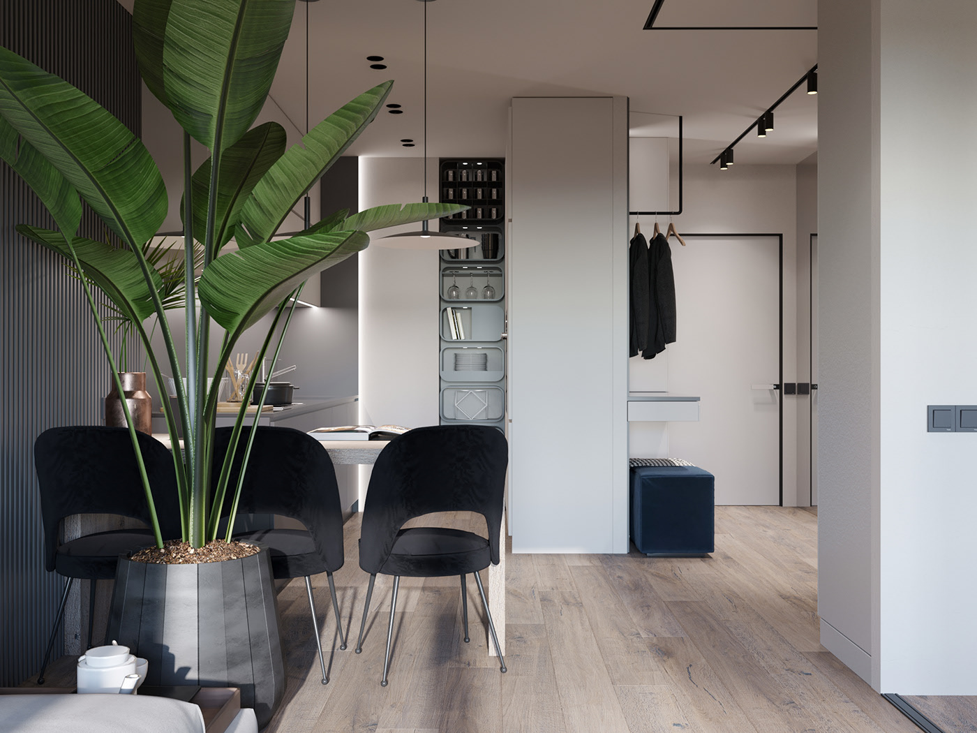 开放式 小户型一居设计-6