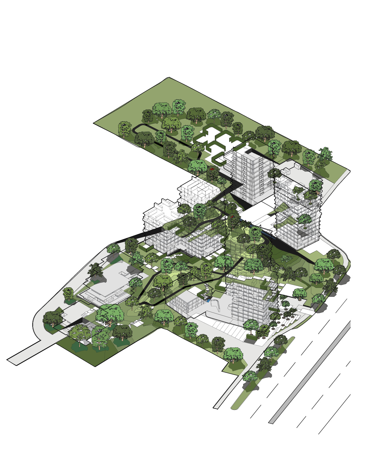 KoShare 住宅商业综合体丨T.T.H.R. Aedes Studio-23