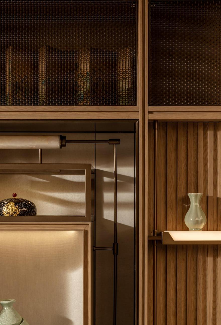 长沙电建泷悦长安424㎡下叠别墅样板间丨中国长沙丨深圳市盘石室内设计有限公司-17