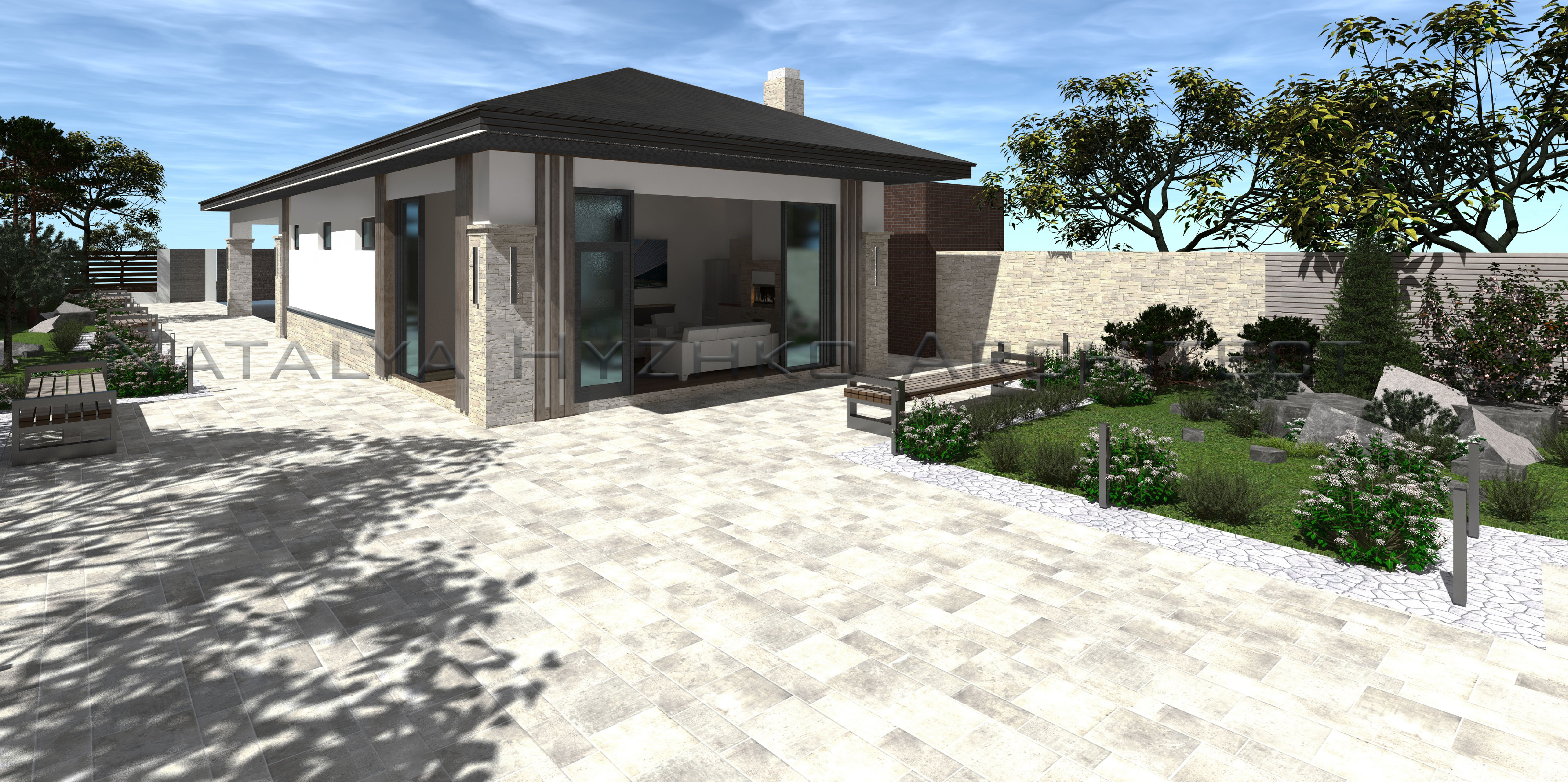 Ескіз намірів забудови садибної ділянки у м. Криий Ріг-3