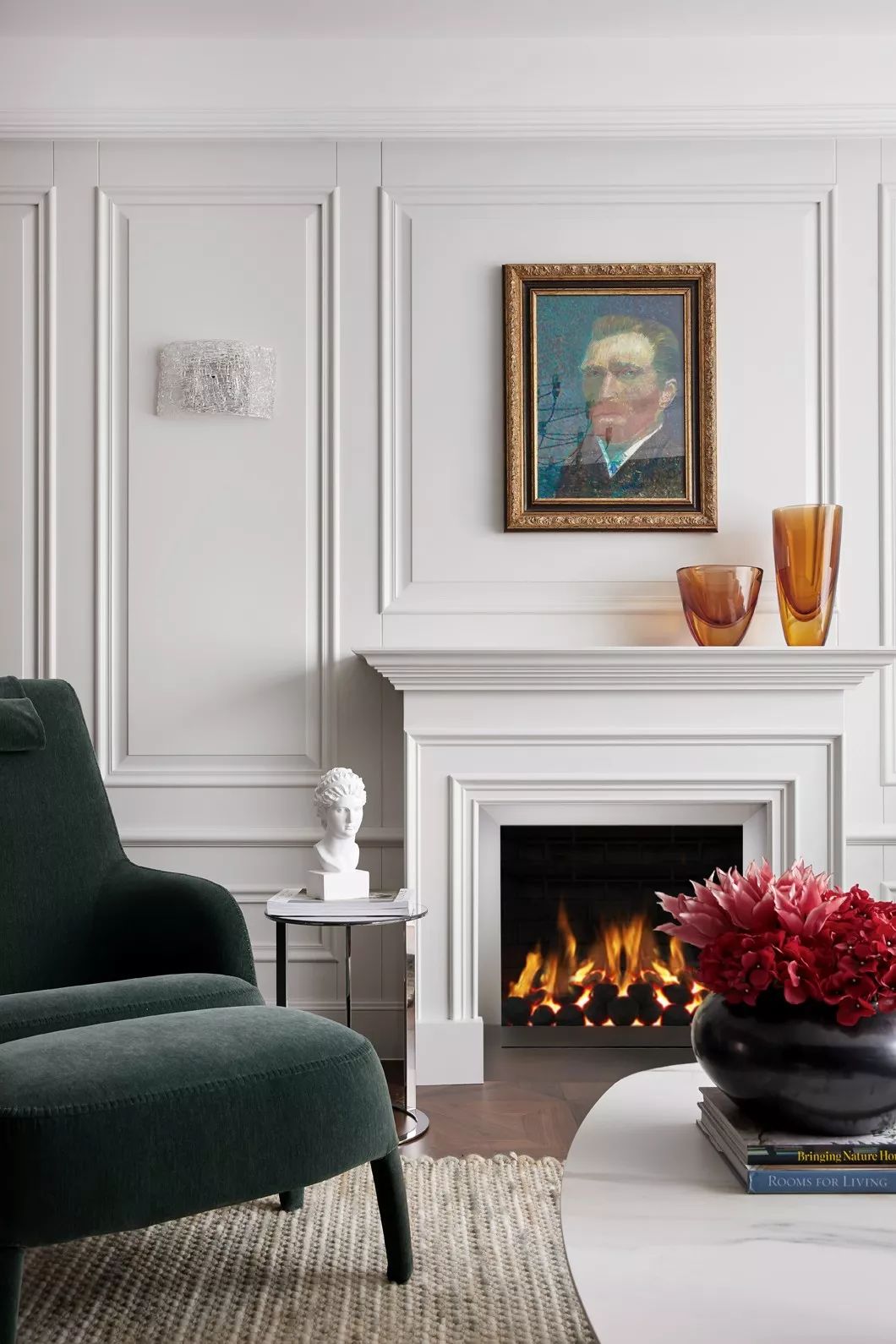 宁波 260㎡高雅轻奢风美墅,珍珠白++ 木作棕超凡脱俗高级感-11