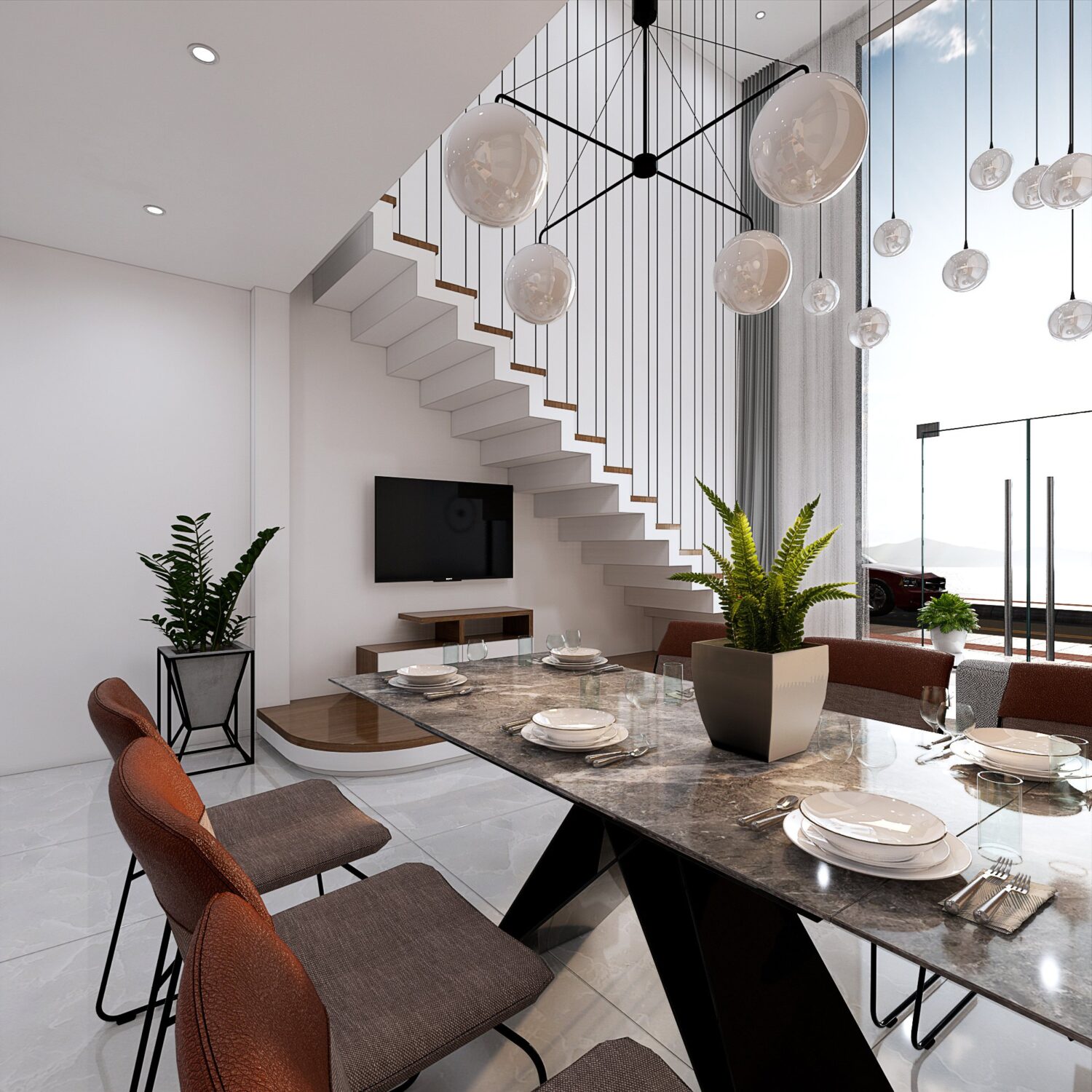 Sketchup客厅室内模型丨Tran Huy-4