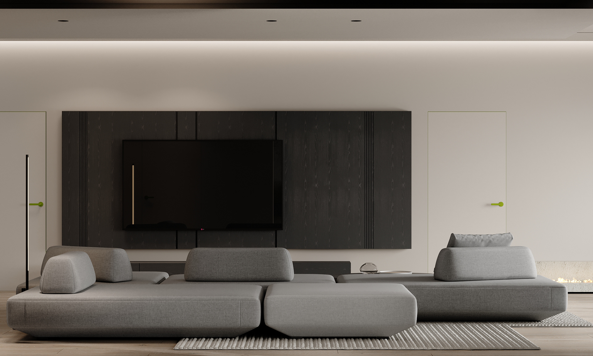 灰色系公寓设计 精致与个性并存-2