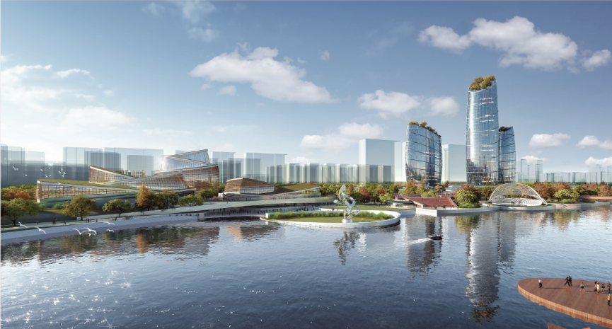 宁波镇海新城箭港湖南岸地块城市设计概念方案丨中国宁波-29
