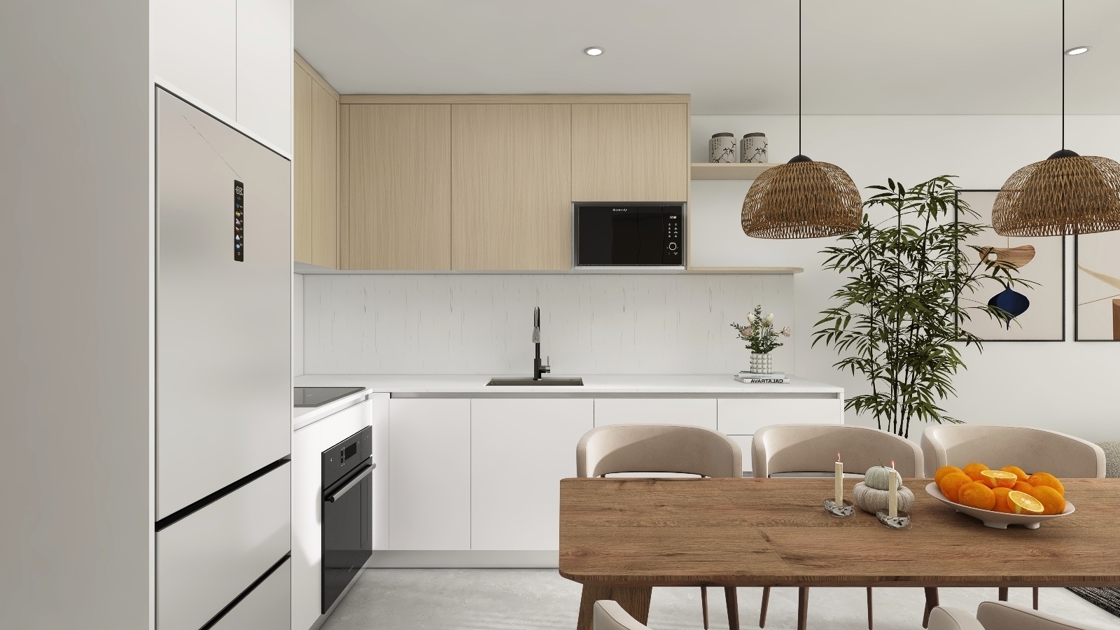 Green Moon Project. Kitchen Design. Type 03-5