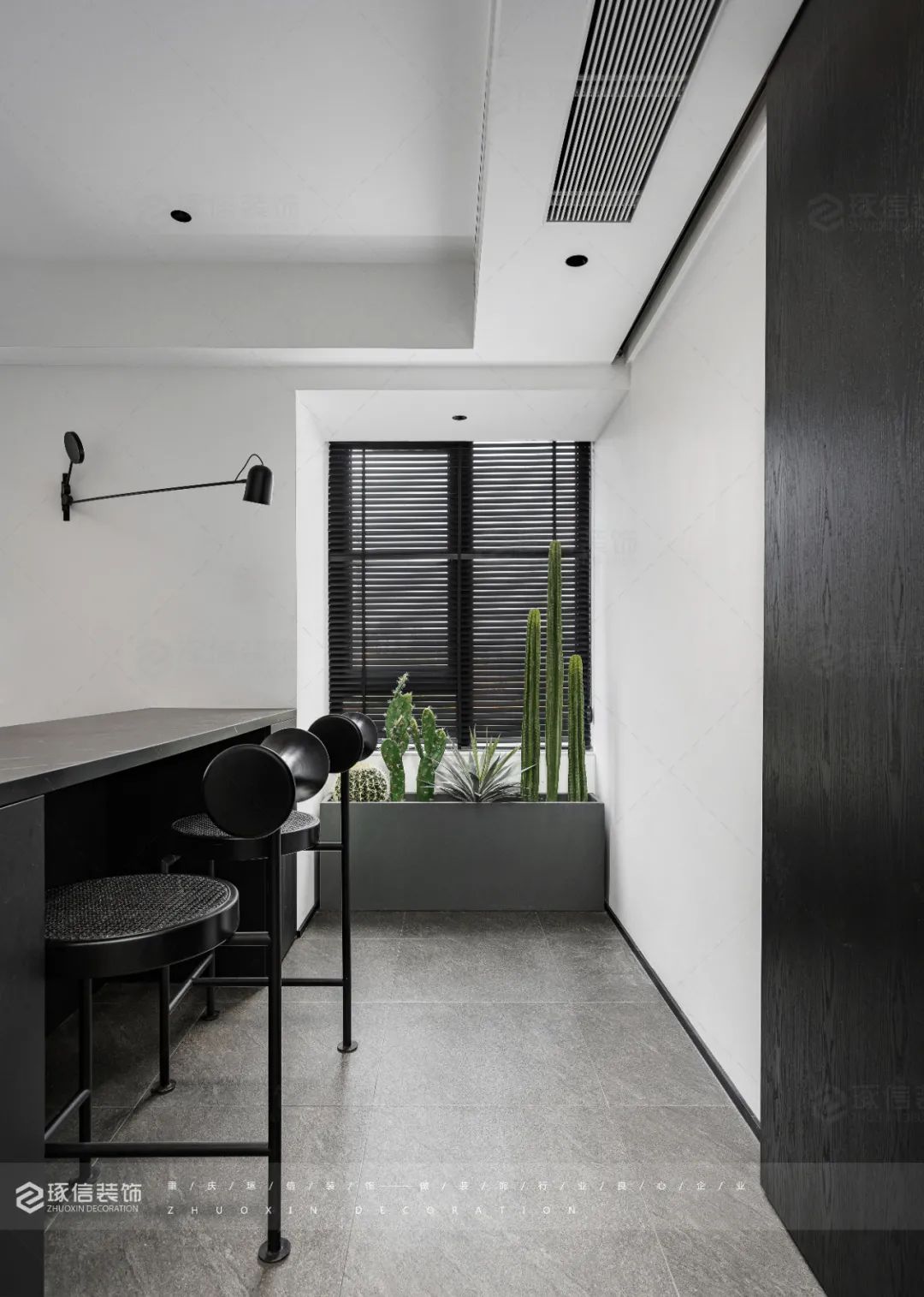 绿地樱园现代极简风住宅设计丨中国重庆丨重庆琢信装饰有限公司-19