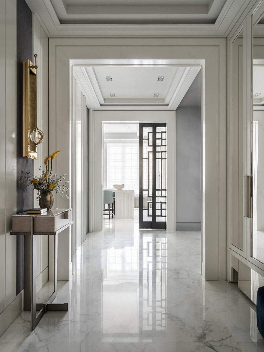 白色与中性公寓丨O&A London-9