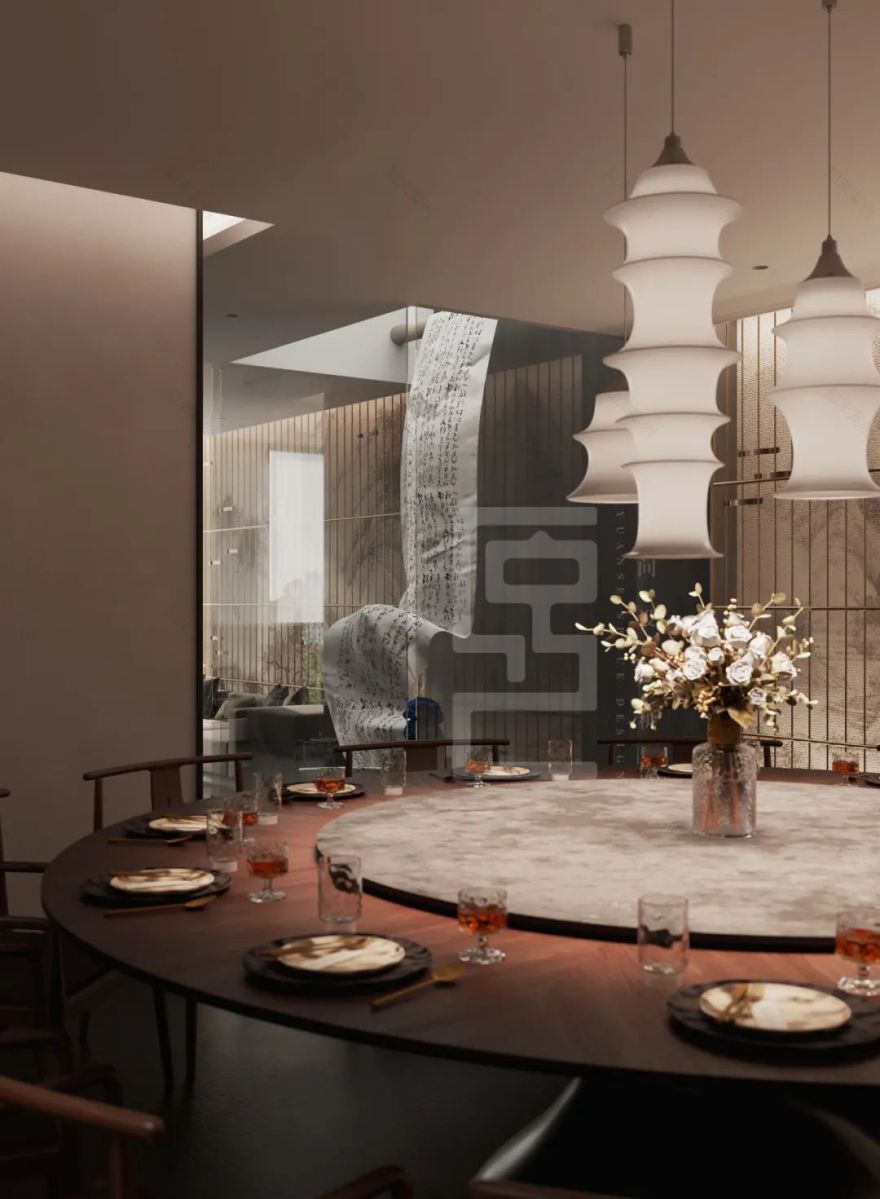 《九盏|| 冬饮》 | 九重天包间设计,古韵诗意与现代审美融合-31