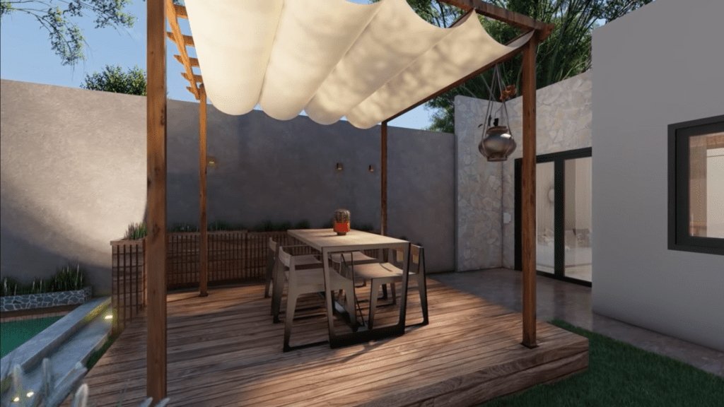 6×12米带泳池房屋设计方案-48