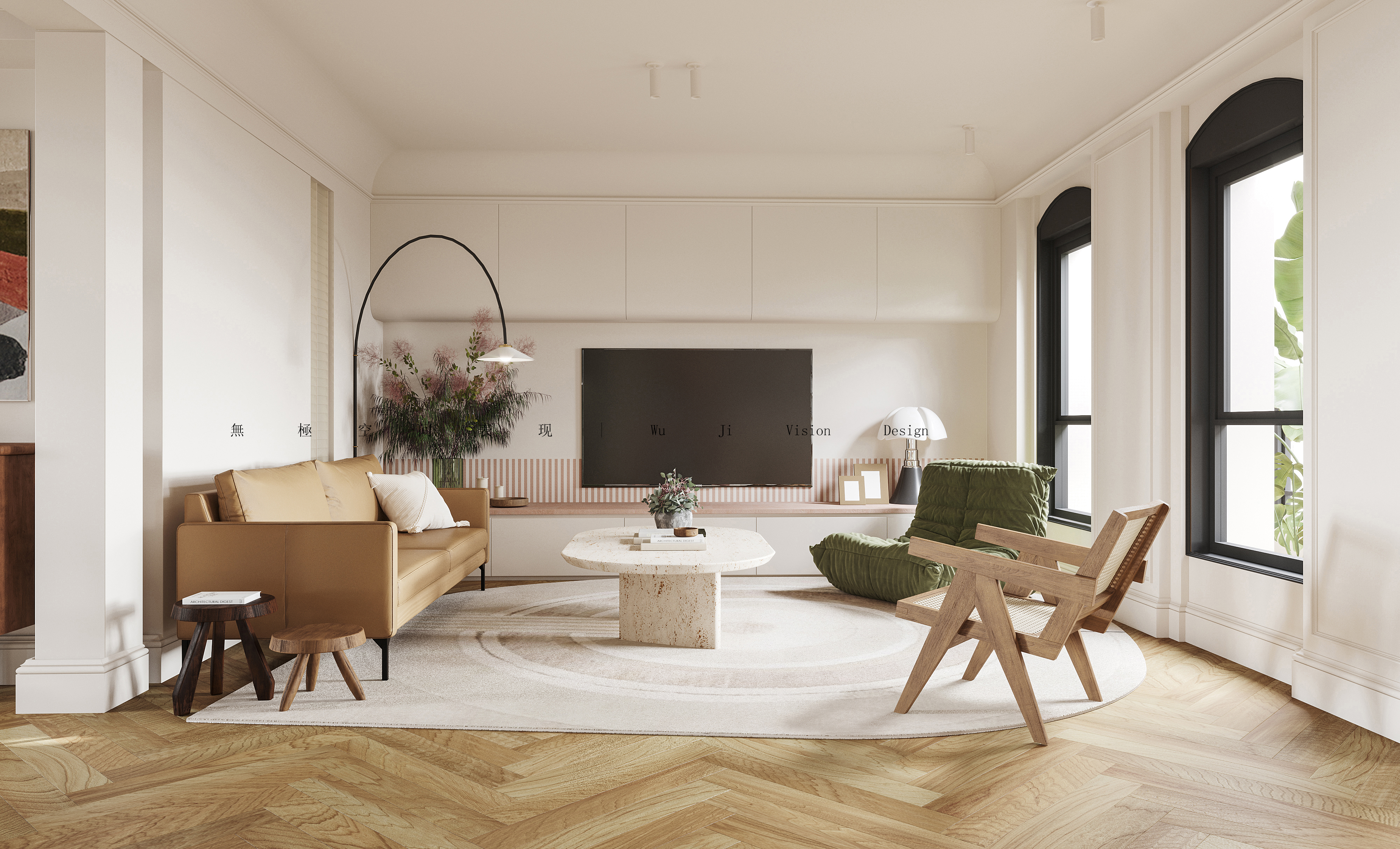 暖阳下的舒适空间 | 3DMAX2020 打造温馨家居设计-1