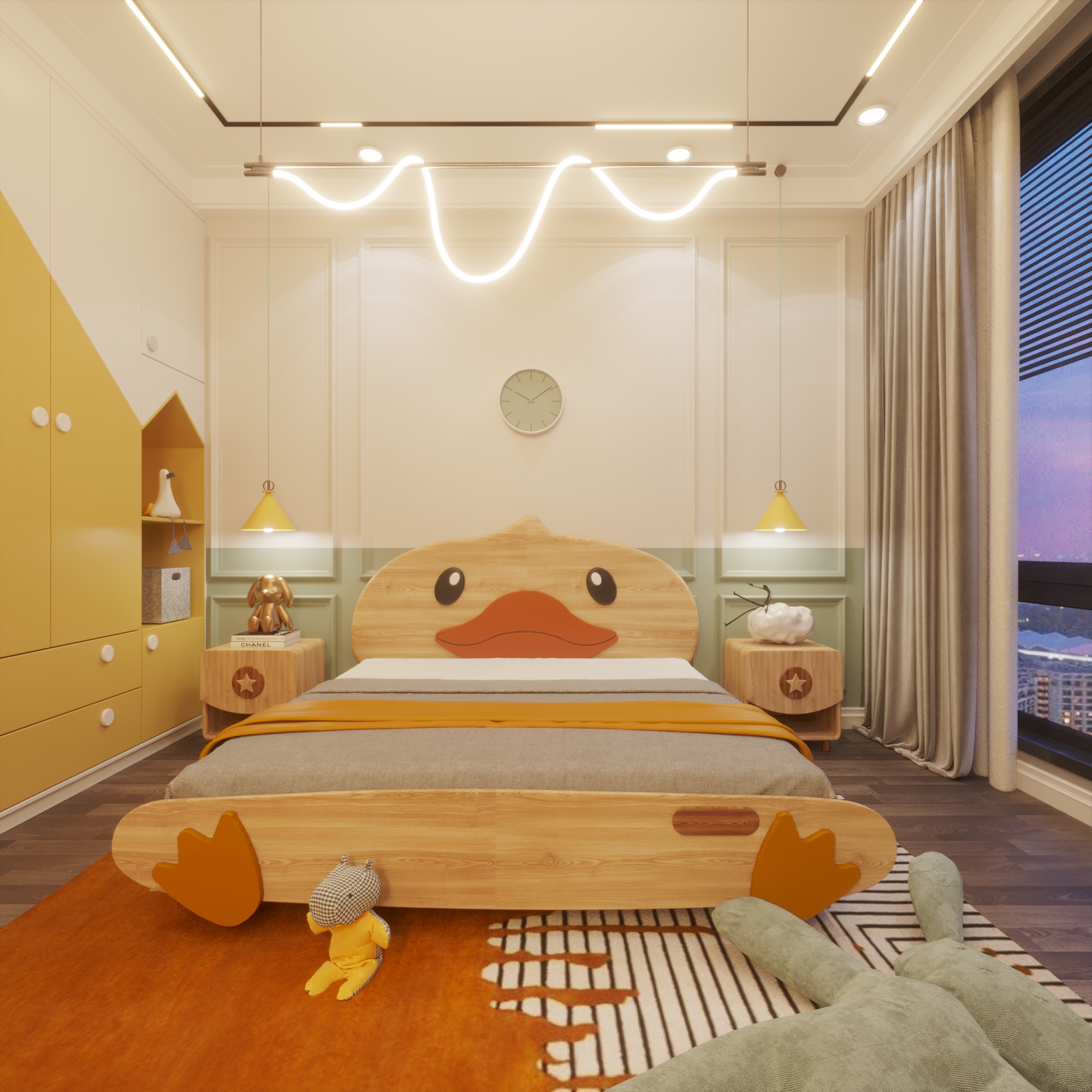 Girl Bed Room Modern-0