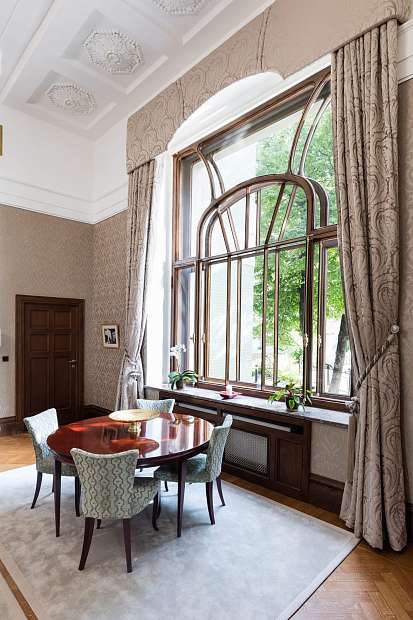 Кропоткинский переулок, дом 13. Особняк Дерожинской в Штатном пер.-50