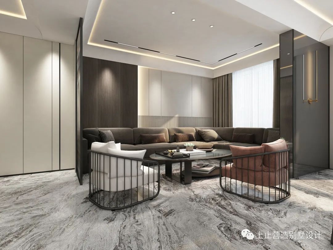 光影交叠下的现代理性美·敦化项目丨上止YL空间设计-34