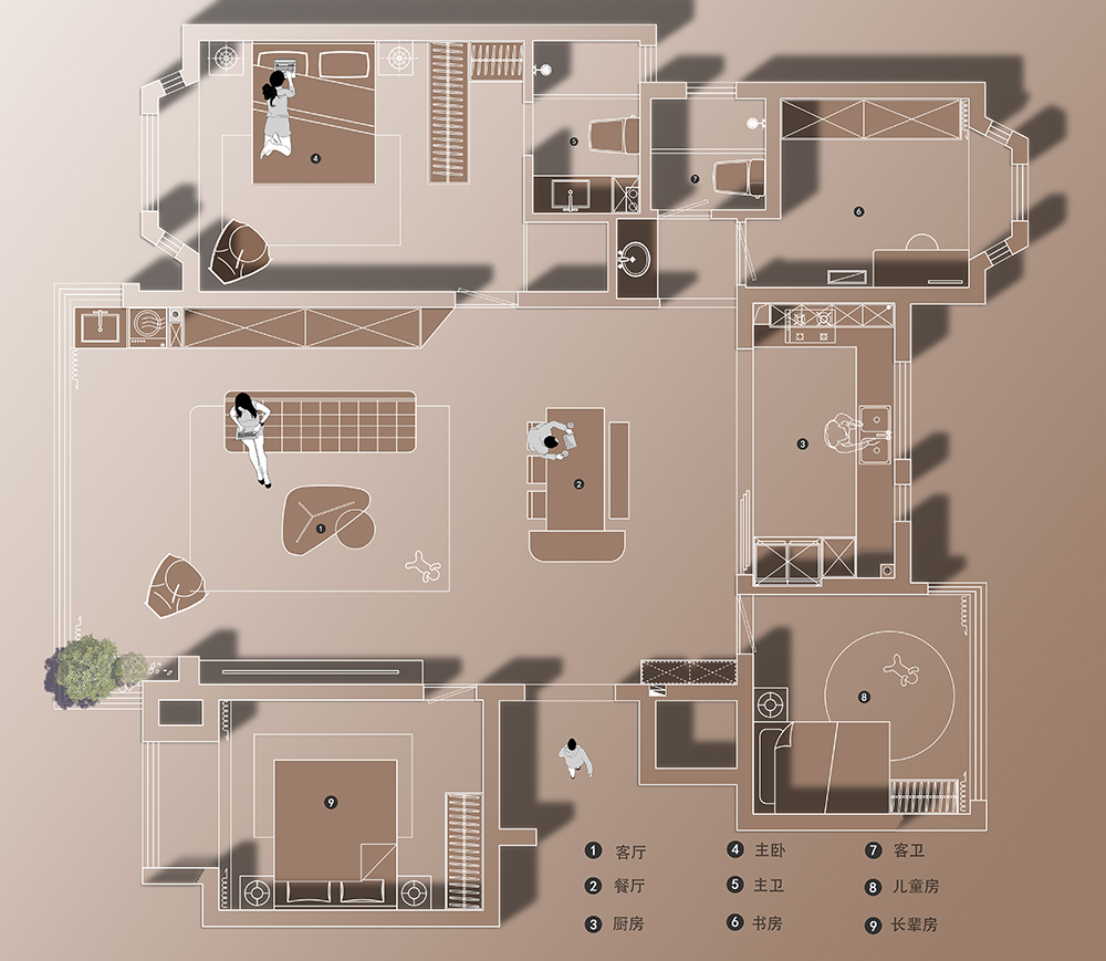 合肥清风徐来 · 现代原木日式家居设计丨中国合肥丨丁慧设计小组-11