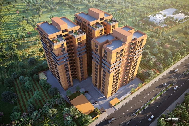 3D 建筑可视化丨THE CHEESY | VISUAL STUDIO-7