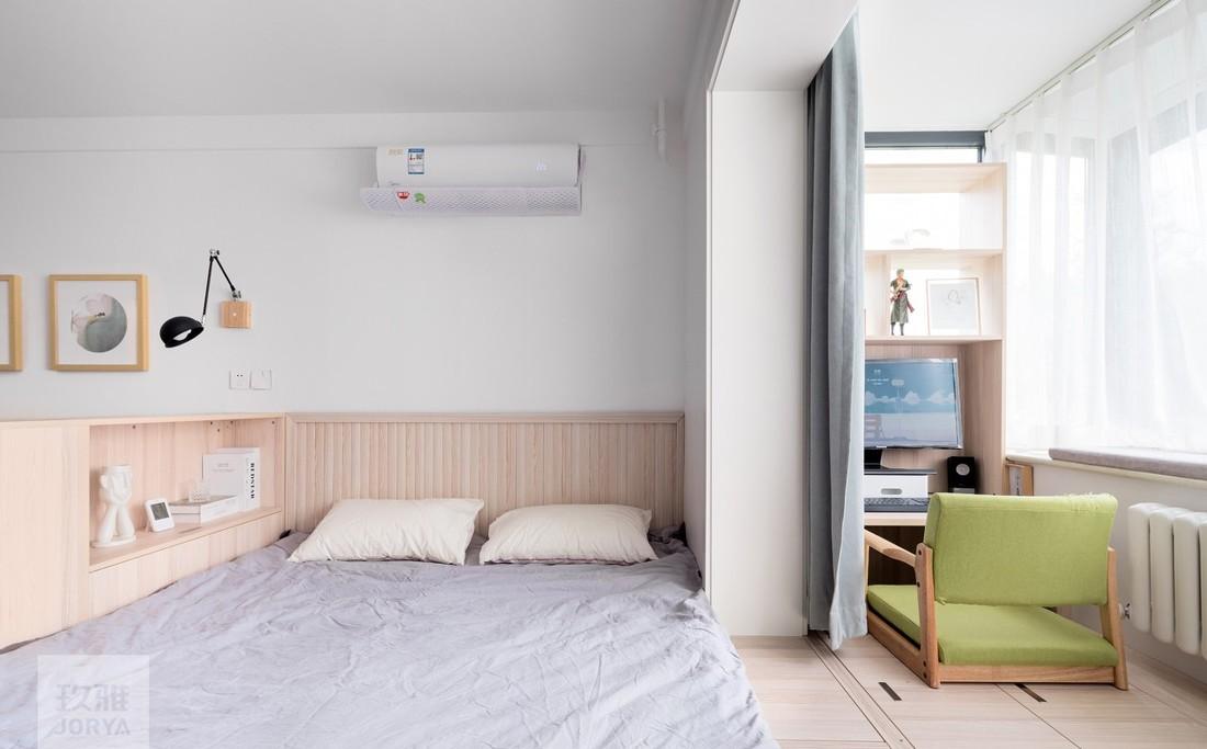 北京 60 平长条老房翻新，打造南北通透日式小家-48