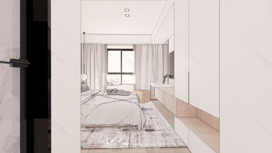 江苏泰州国宾一号,现代简约风的素雅之家-38