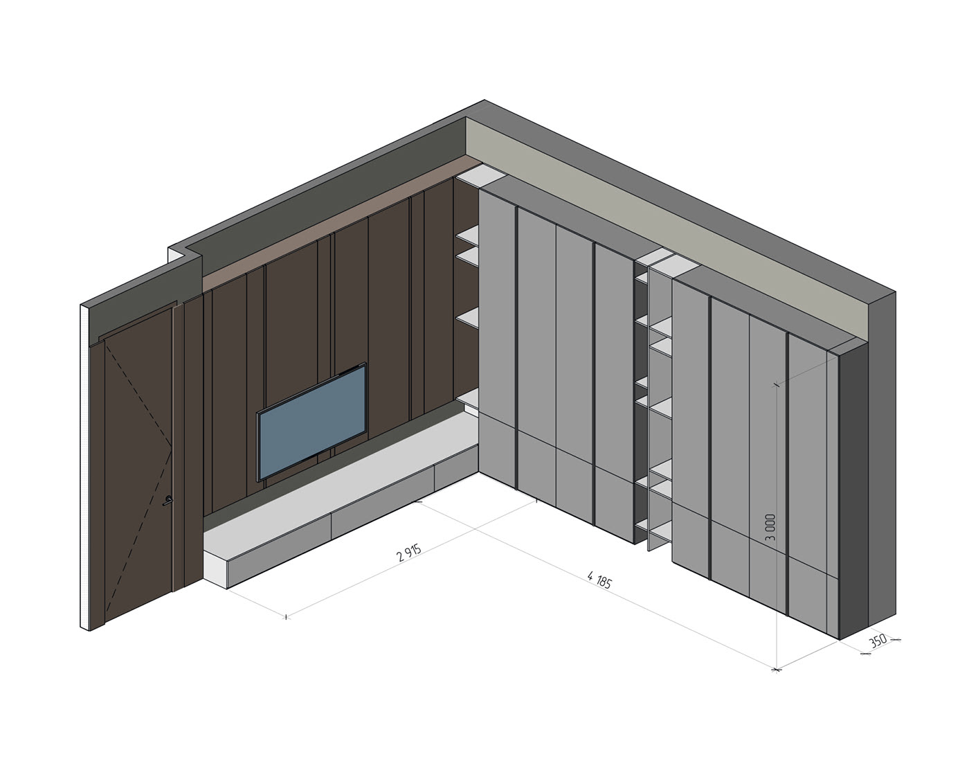 148㎡住宅设计 打造宁静和谐的居住空间-34