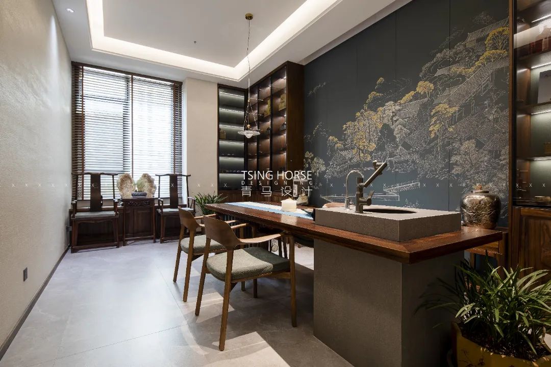 曲江名城440㎡去风格化设计丨青马设计-50