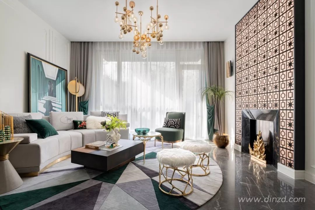 天津中海国际公园城澜湖苑 | 现代法式奢华样板间-19