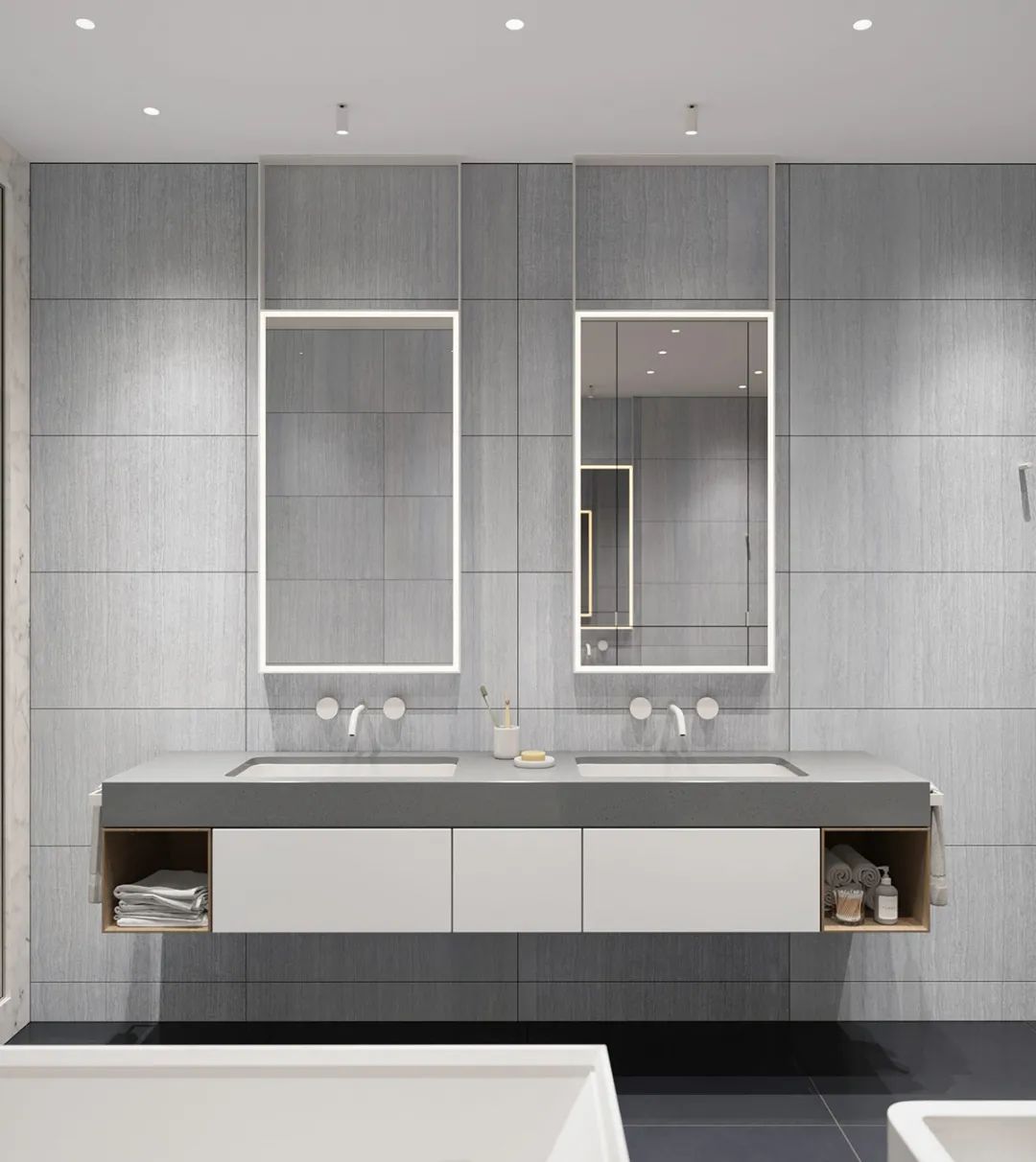 迪拜现代住宅，温馨休闲空间设计-47