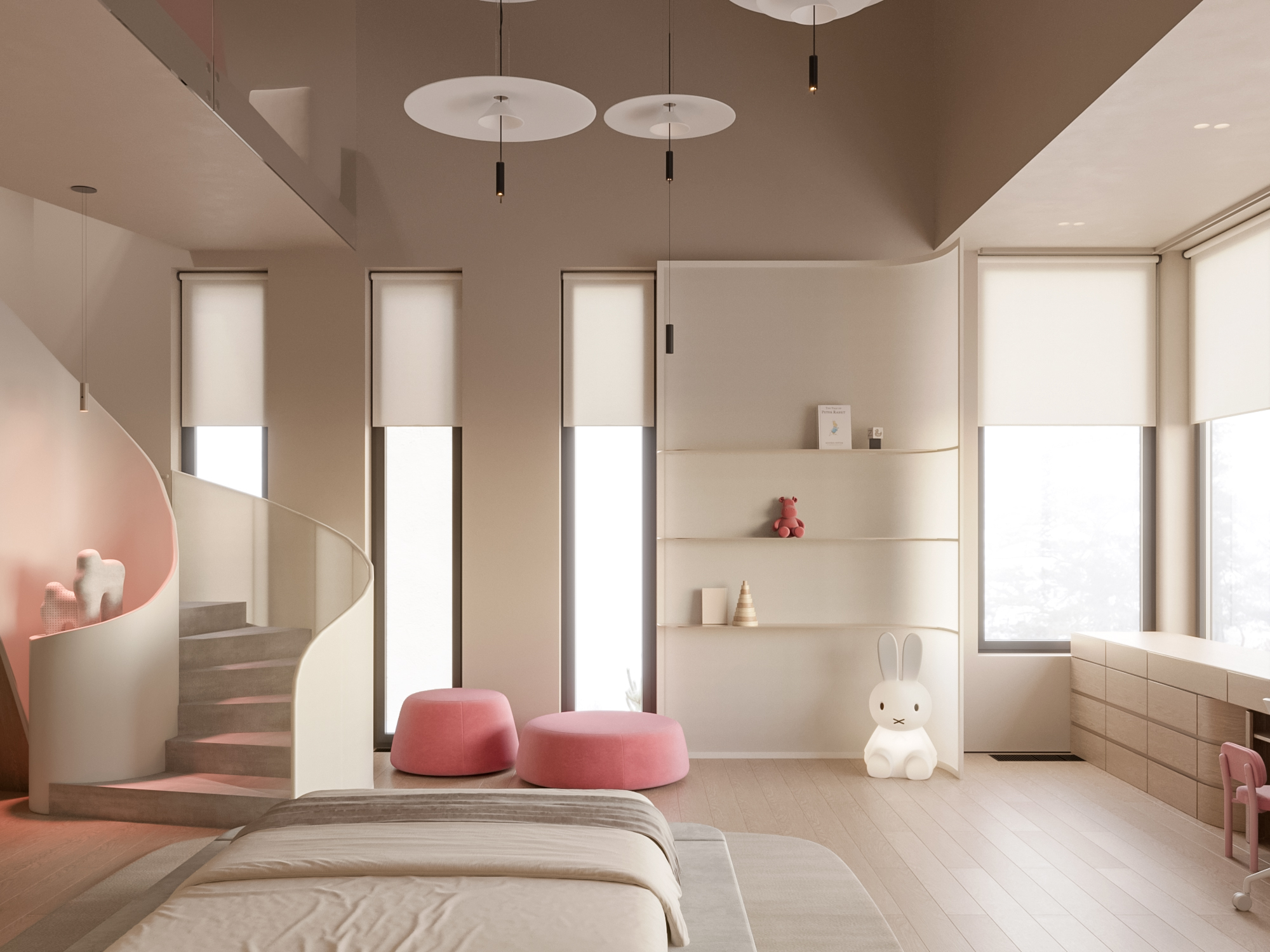 BEREZKY私人住宅儿童房及配套空间设计-11