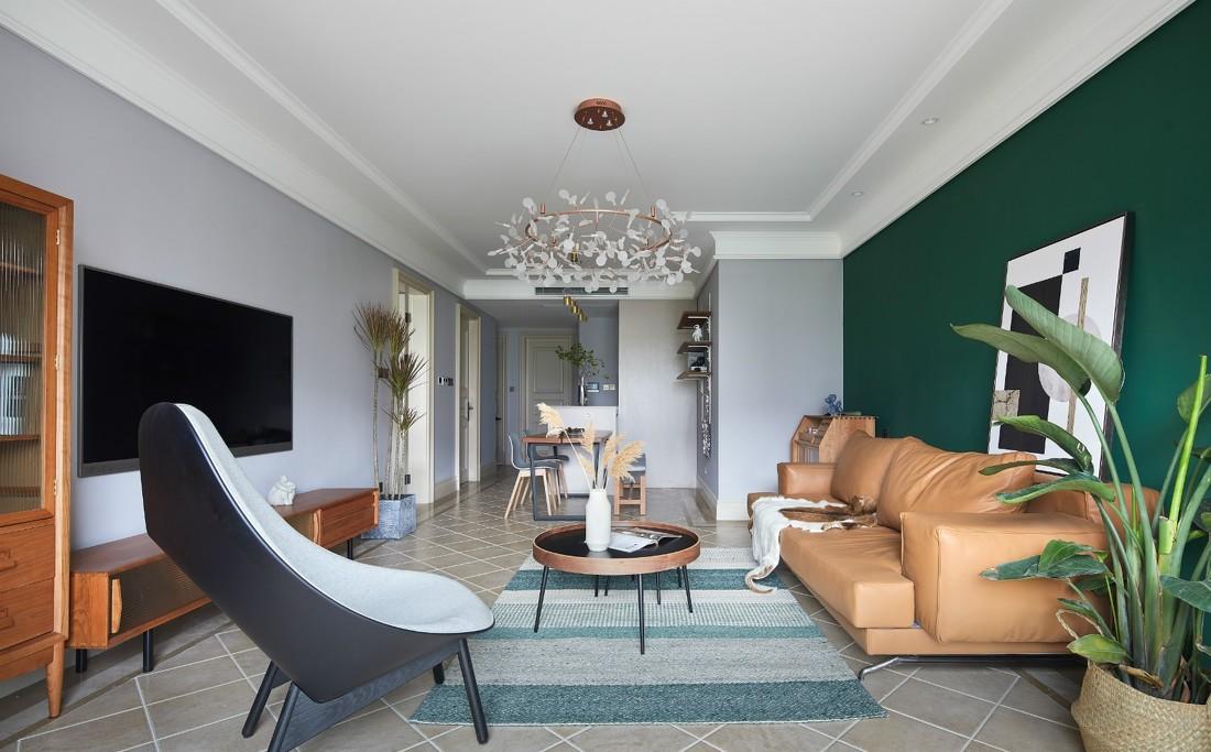 西安领作空间设计 | 复古北欧美宅的精装小改造-6