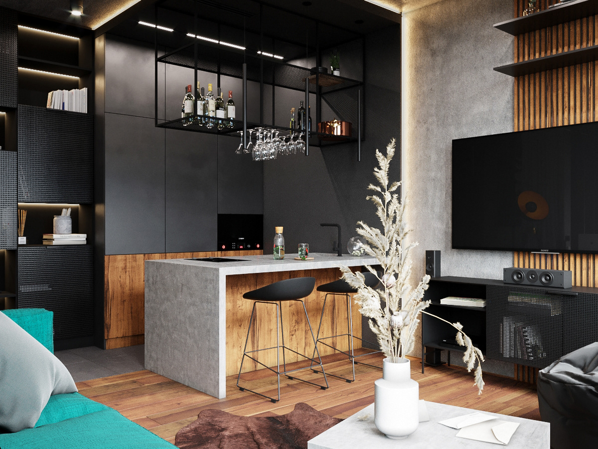 年轻人都爱的混搭风私宅设计-4