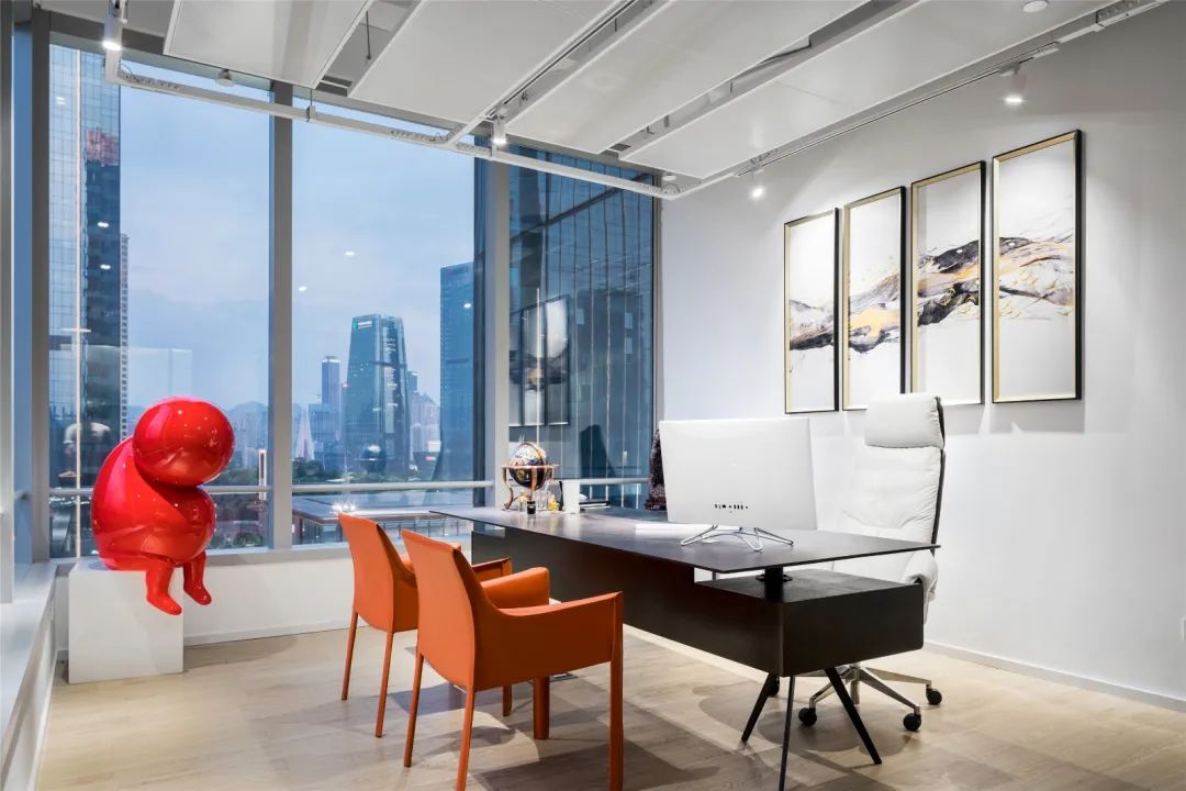 "禾"字为主题的金融公司办公室设计-8