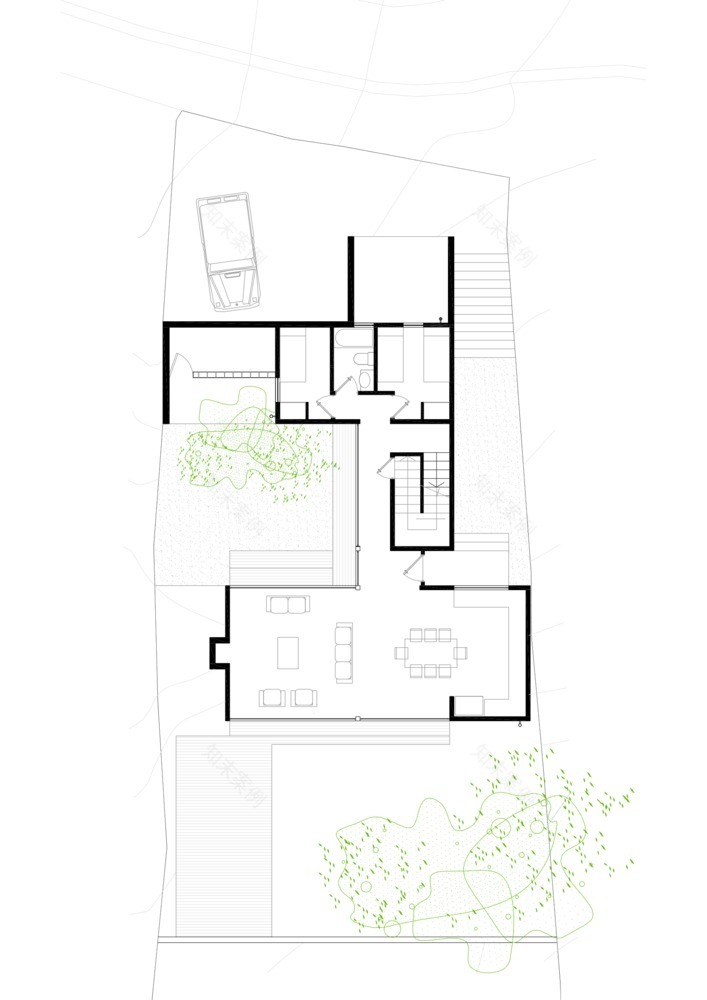 背海而立的双庭院之家-25