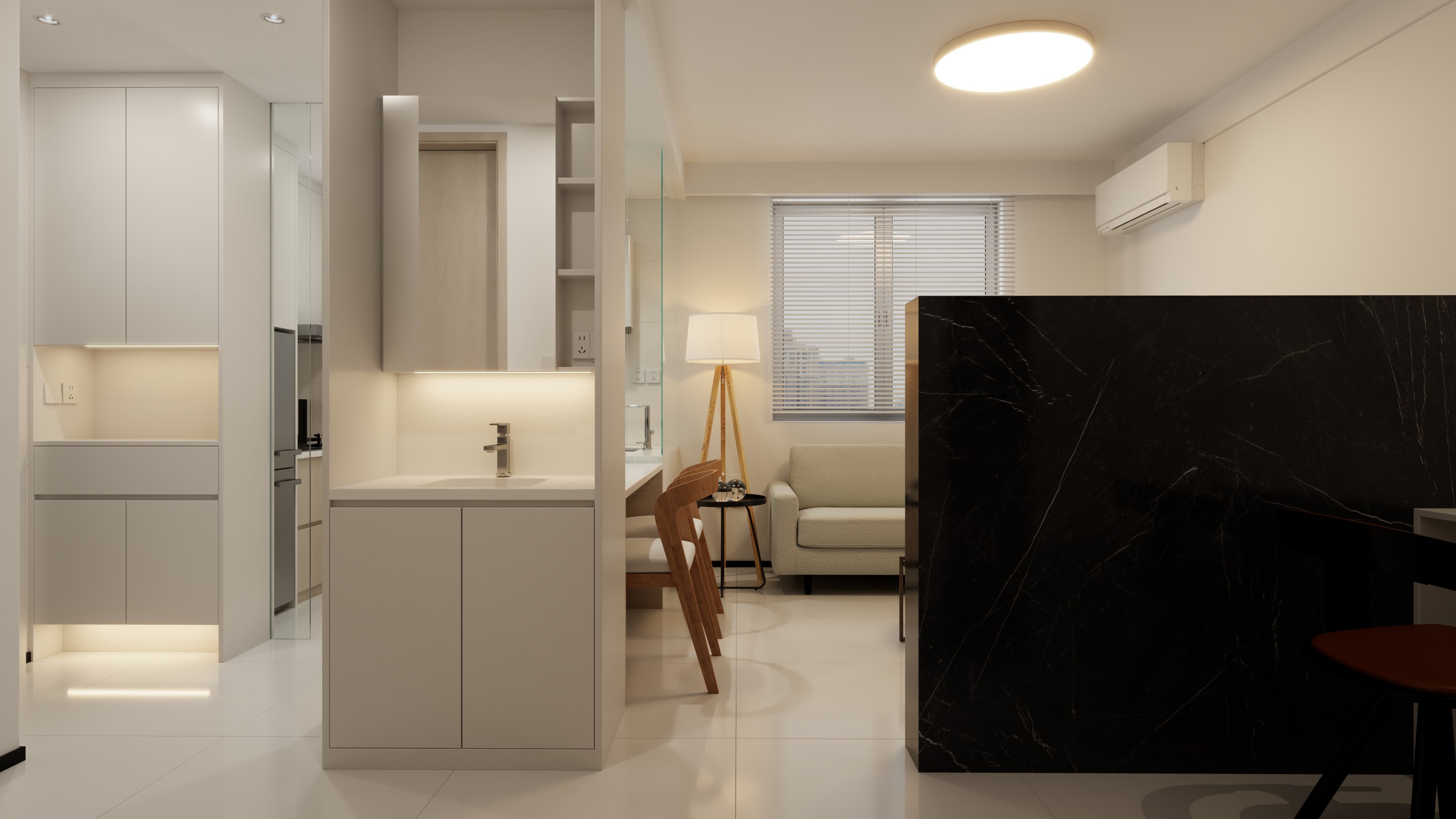 小户型改造丨imsoom 御思设计-7