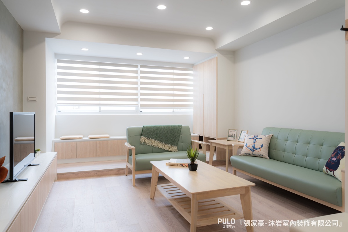 台北27坪北欧风3房中古屋翻新丨中国台北丨沐岩室内装修有限公司-1