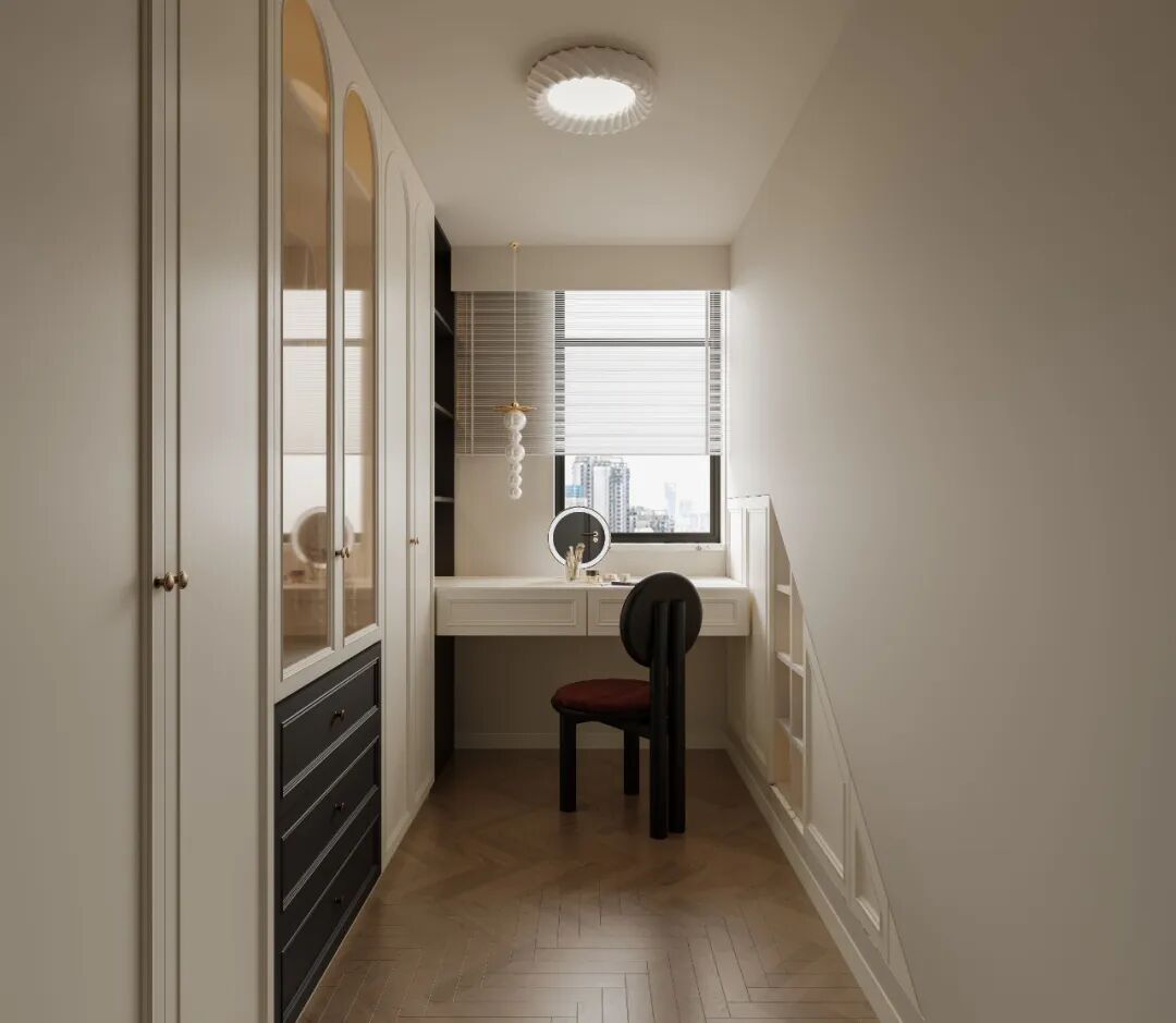 ECORN·徐汇140㎡轻法中古丨拆解错层难题！让每个空间在错落中各得其所...-97