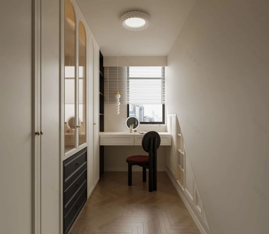 ECORN·徐汇140㎡轻法中古丨拆解错层难题!让每个空间在错落中各得其所...-97