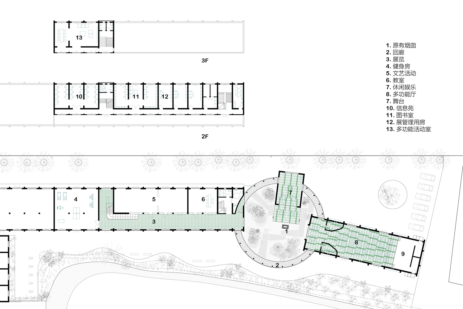 新和社区文化中心 · 绿意环绕的公共空间-12