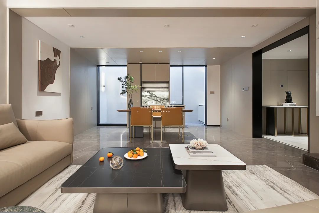 字形意,雍景湾 480㎡现代轻奢别墅装修之美丨中策-7